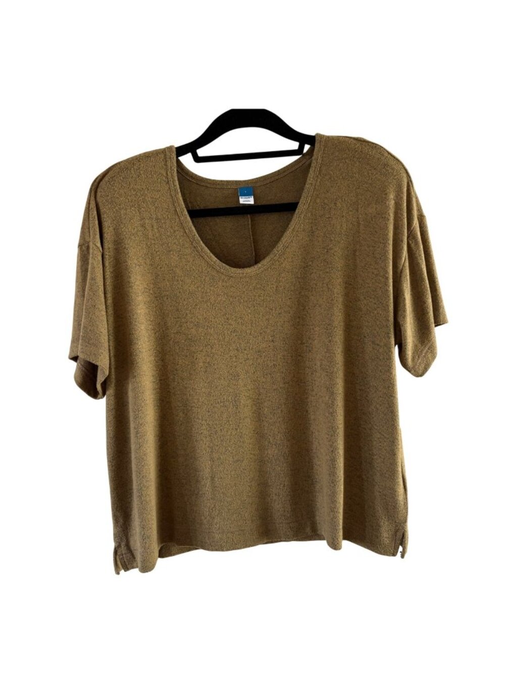 Old Navy Relaxed Fit Knit Tee, Scoop Neck/Short Sleeve, Olive, Neutral (L) / NWT